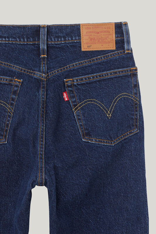 501 CROP SALSA STONEWASH Kadın Lacivert Jean - 36200