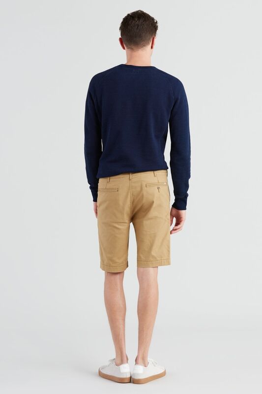 502 TAPER CHINO SHORTS HARVEST GOLD PO Erkek Mavi Şort - 52438