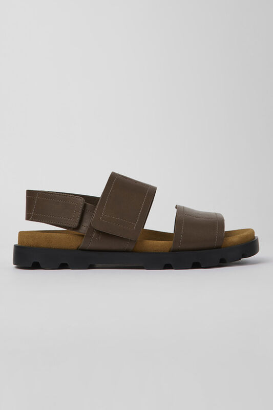 Brutus Sandal Erkek Kahverengi Sandalet - K100777