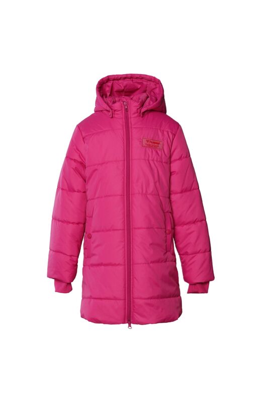 Cason Zip Coat Unisex Çocuk Pembe Mont - 940170