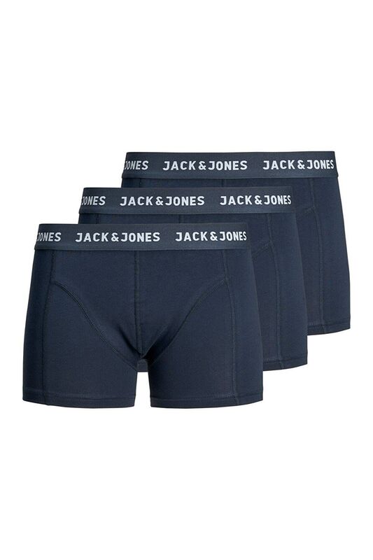 Jacanthony Trunks 3 Pack Blue Erkek Mavi 3'lü Boxer - 12171946