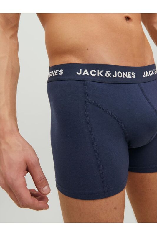 Jacanthony Trunks 3 Pack Blue Erkek Mavi 3'lü Boxer - 12171946