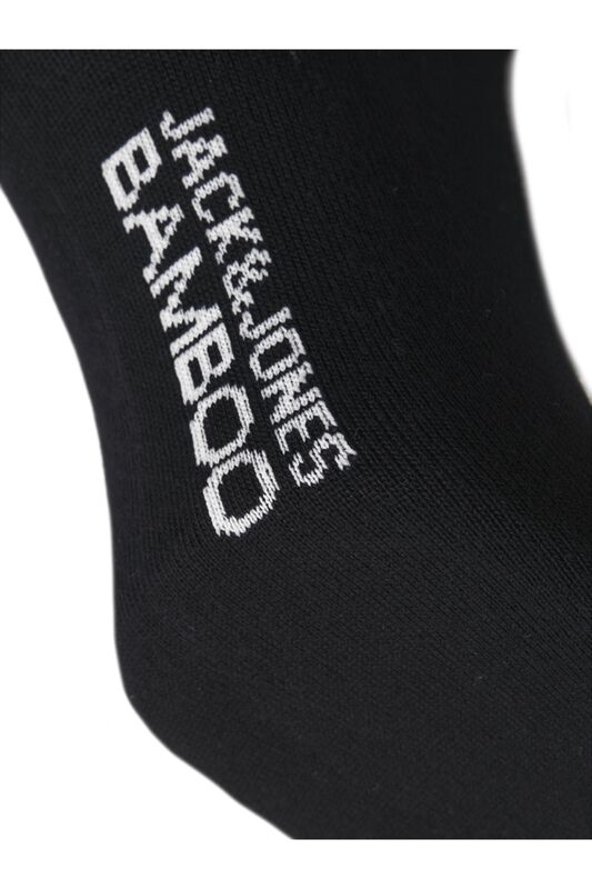 Jacbasic Bamboo Short Sock 5 Pack Erkek Siyah Çorap - 12206139