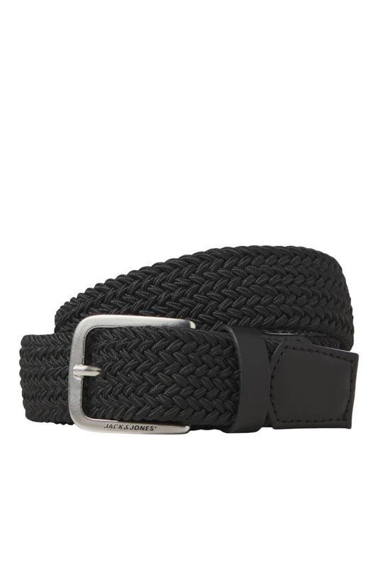 JACDEBLIN WOVEN BELT Erkek Siyah Kemer - 12244231