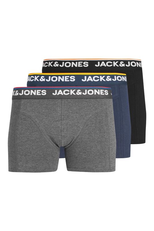 -Jacdon Trunks 3 Pack Erkek Gri 3'lü Boxer - 12213087