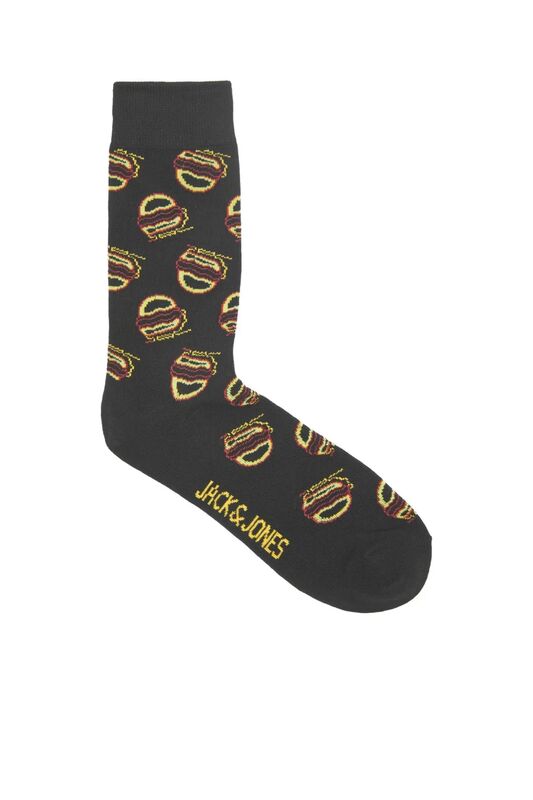 JACFASTFOOD SOCK Erkek Siyah Çorap - 12228608