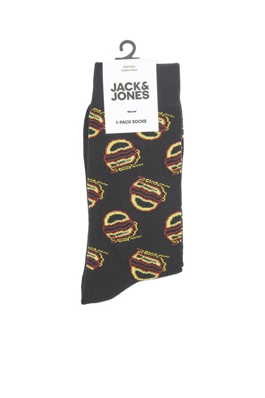 JACFASTFOOD SOCK Erkek Siyah Çorap - 12228608