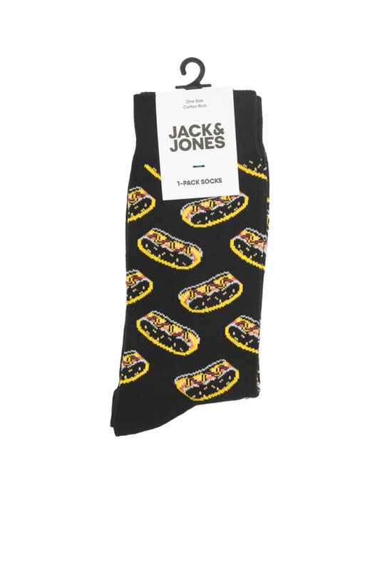 JACFASTFOOD SOCK Erkek Siyah Çorap - 12228608