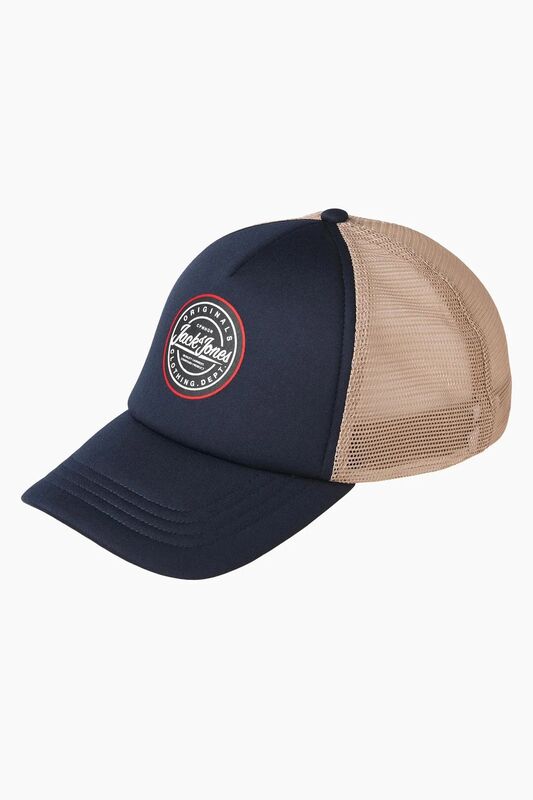 JACFLORIN TRUCKER CAP Erkek Mavi Şapka - 12229591