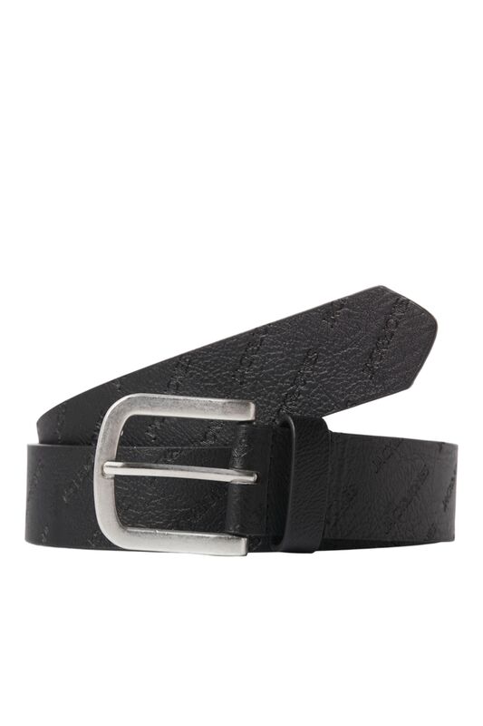 JACHARRY EMBOSSED BELT NOOS Erkek Black Kemer - JJ12236466