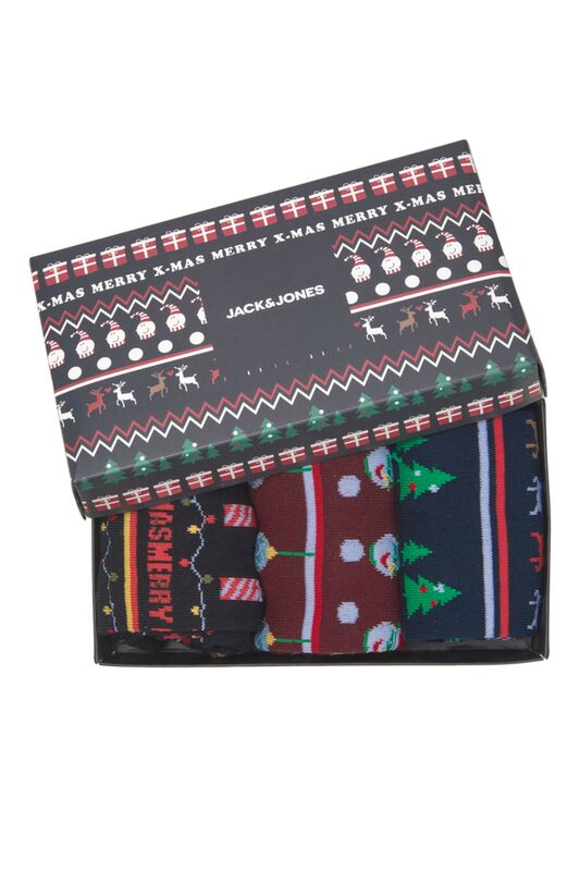 Jacjingle Socks Giftbox Erkek Lacivert Çorap - 12222807