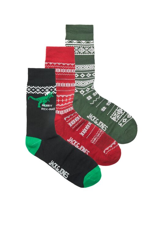 Jacrexmas Socks Giftbox Erkek Kırmızı Çorap - 12222810