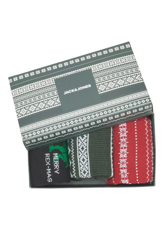 Jacrexmas Socks Giftbox Erkek Kırmızı Çorap - 12222810