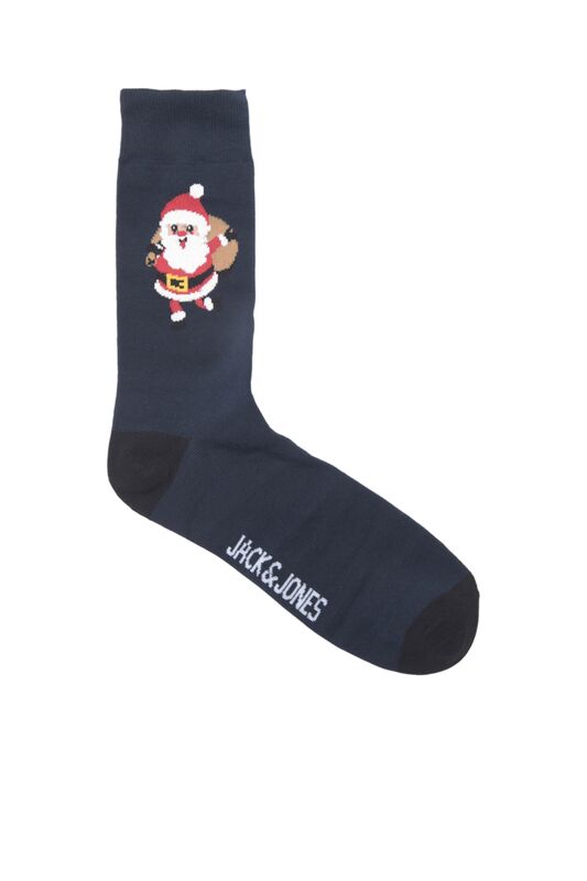 Jacsanta Xmas Socks Giftbox Erkek Lacivert Çorap - 12221911