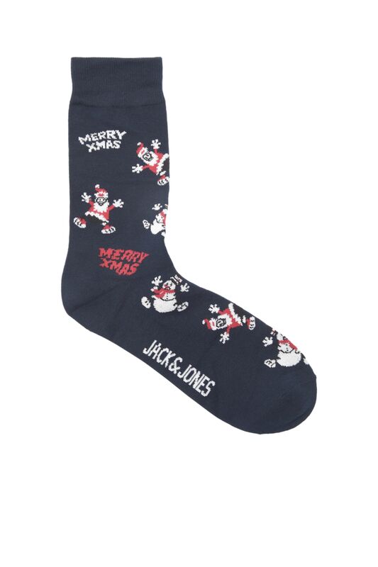 Jacsanta Xmas Socks Giftbox Erkek Lacivert Çorap - 12221911