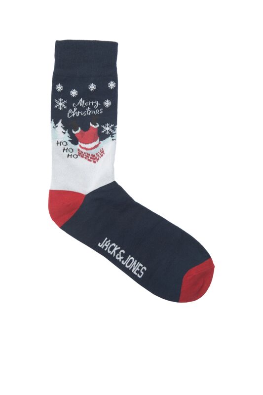 Jacsanta Xmas Socks Giftbox Erkek Lacivert Çorap - 12221911