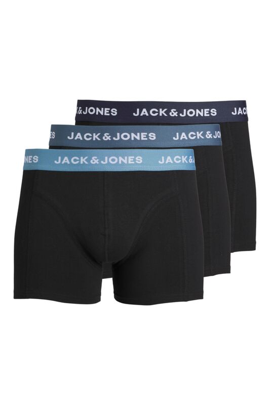 Jacsolid Alex Trunks Erkek Siyah 3'lü Boxer - 12240256