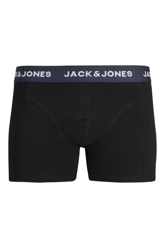 Jacsolid Alex Trunks Erkek Siyah 3'lü Boxer - 12240256