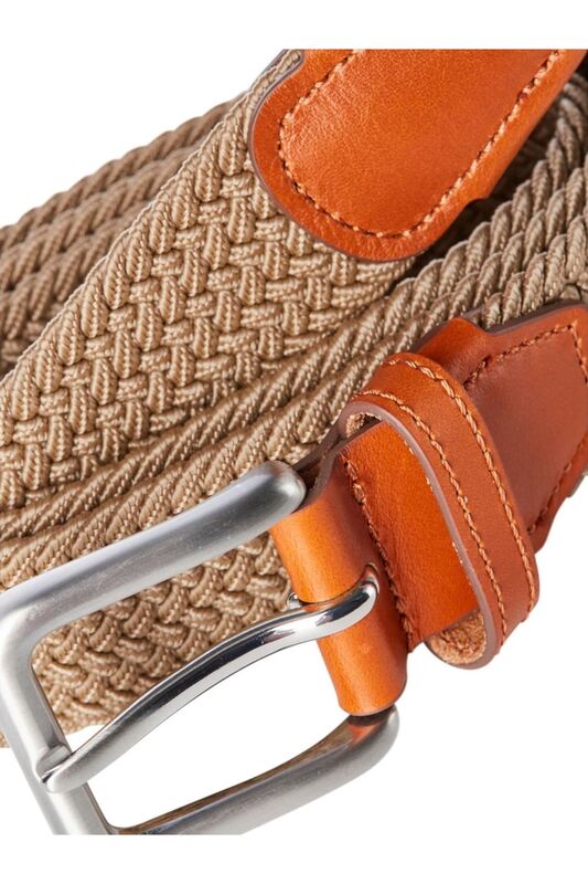 JACSPRING WOVEN BELT NOOS Erkek Kahverengi Kemer - 12118114