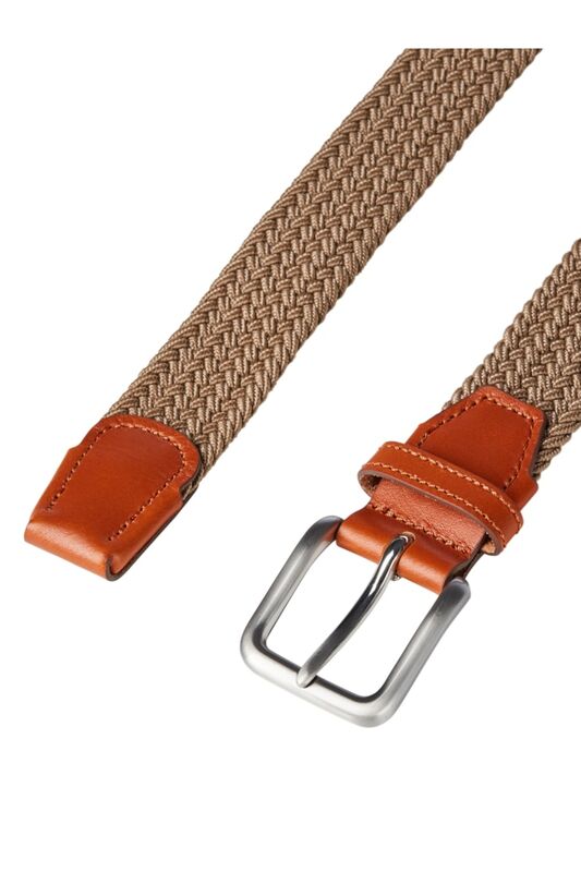 JACSPRING WOVEN BELT NOOS Erkek Kahverengi Kemer - 12118114