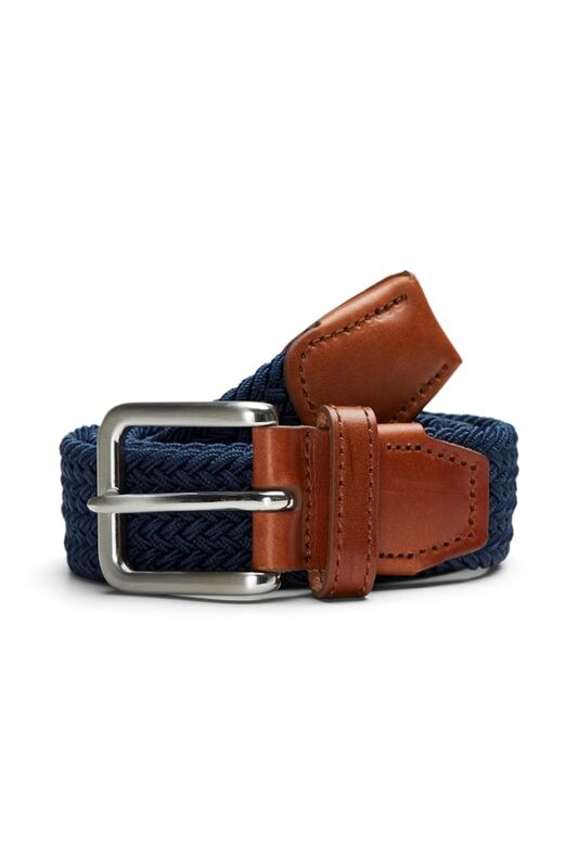 JACSPRING WOVEN BELT NOOS Erkek Lacivert Kemer - 12118114