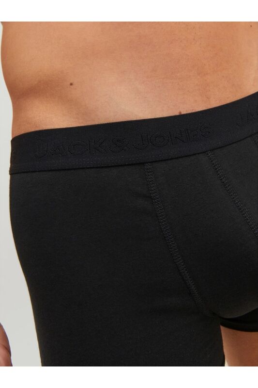 Jacwaistband Trunks Erkek Siyah 3'lü Boxer - 12127816