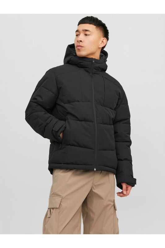 JCOOTIS PUFFER SN Erkek Siyah Mont - 12239001