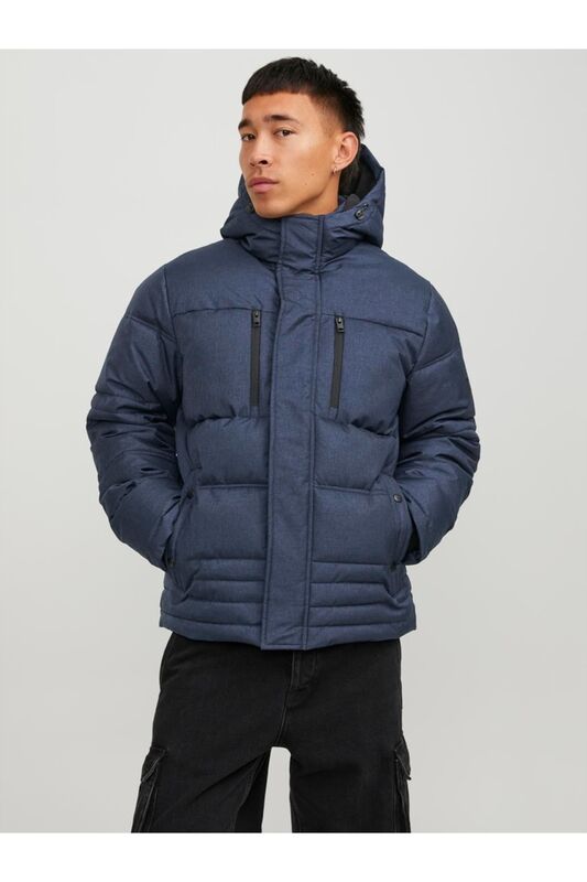 JCOYOG PUFFER Erkek Lacivert Mont - 12241174