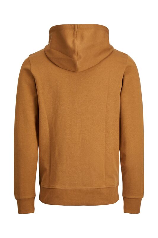 Jjebasic Sweat Zip Hood Noos Erkek Kahverengi Sweatshirt - 12181901