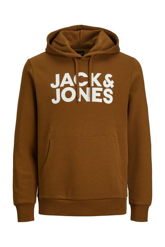 Jjecorp Logo Sweat Hood Noos Erkek Beyaz Sweatshirt - 12152840