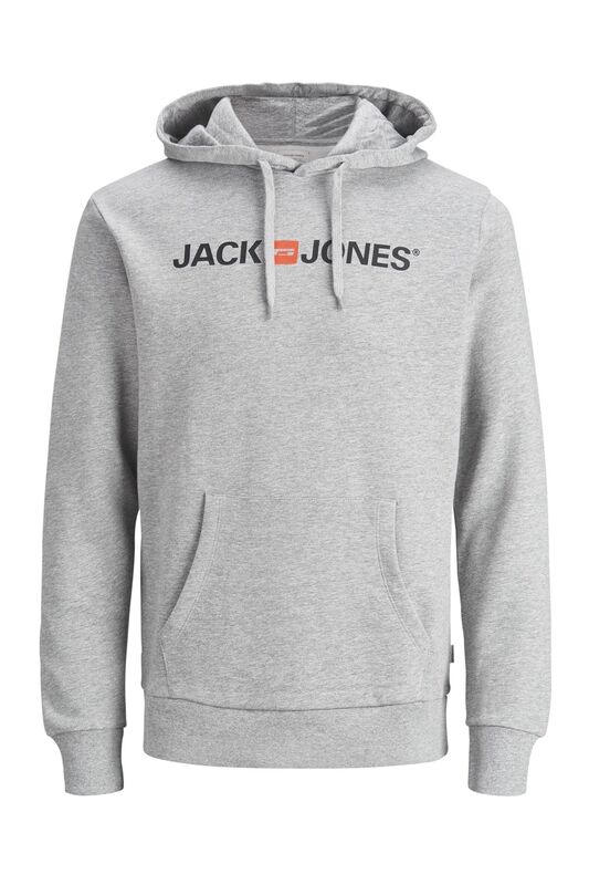 Jjecorp Old Logo Sweat Hood Noos Erkek Gri Sweatshirt - 12137054