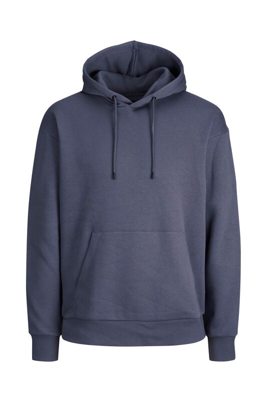 Jjestar basic Sweat Hood Noos Erkek Mavi Sweatshirt - 12208157