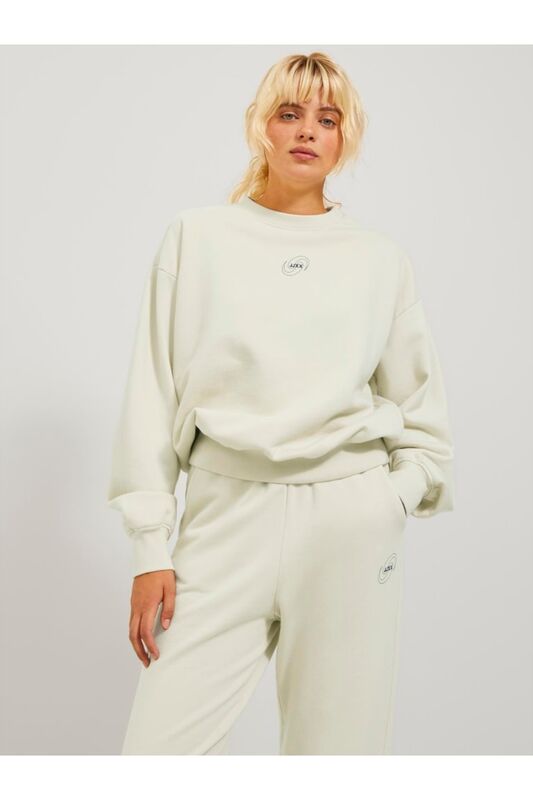 JXJADA SOFT LOOSE LS SWEAT SWT SN Erkek Mavi Sweatshirt - 12244363