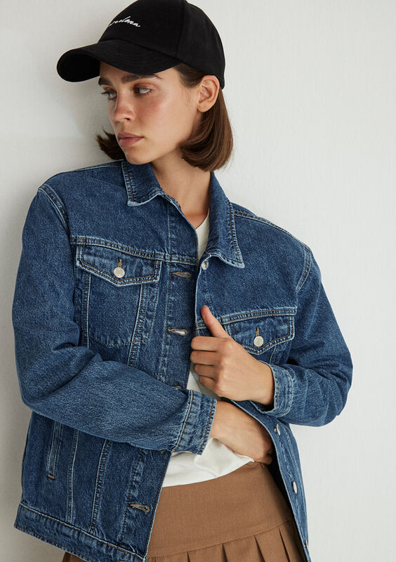 KARLA Kadın Mavi Denim Ceket - M110154