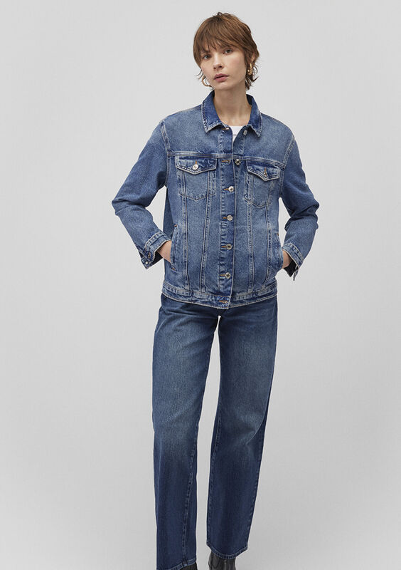 KARLA Kadın Mavi Denim Ceket - M110154