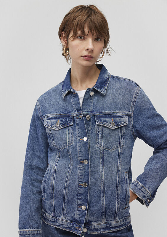 KARLA Kadın Mavi Denim Ceket - M110154