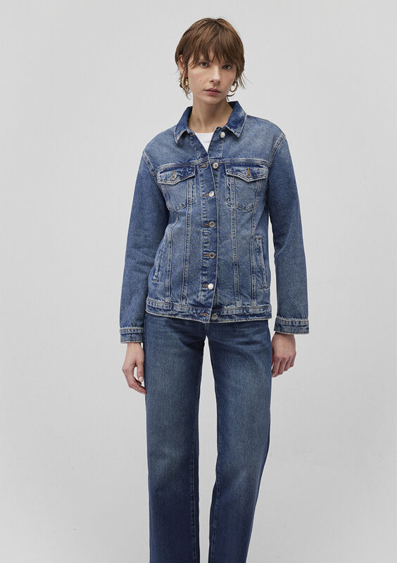 KARLA Kadın Mavi Denim Ceket - M110154