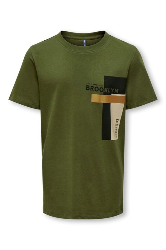 KOBRUNE S/S URBAN TEE BOX JRS Erkek Çocuk Yeşil T-Shirt - 15303792