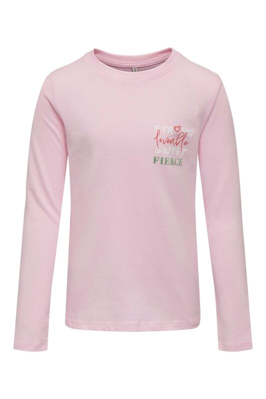 KOGMARIE REG L/S HEART TOP BOX JRS Kız Çocuk Pembe T-Shirt - 15303581