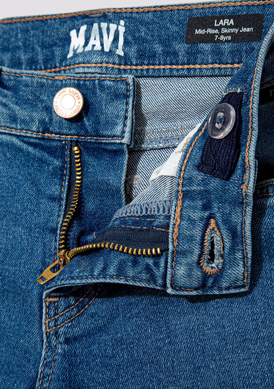 LARA Kız Çocuk Mavi Denim Pantolon - M7010133