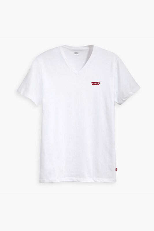 LSE_ORIG HM VNECK WHITE Erkek Yeşil Basic T-Shirt - A2084