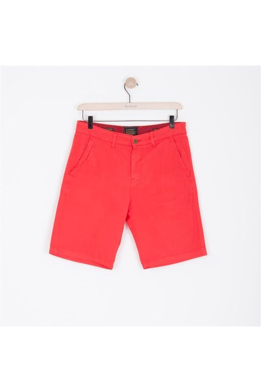 Men Chino Lycra Short Erkek Pembe Şort - 101222270406