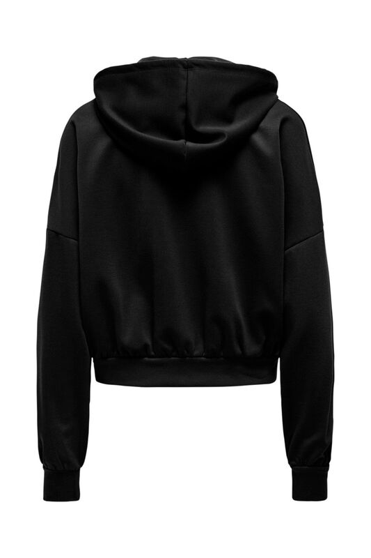 ONLALINA LIFE L/S ZIP HOOD BOX CC SWT Kadın Siyah Sweatshirt - 15339813