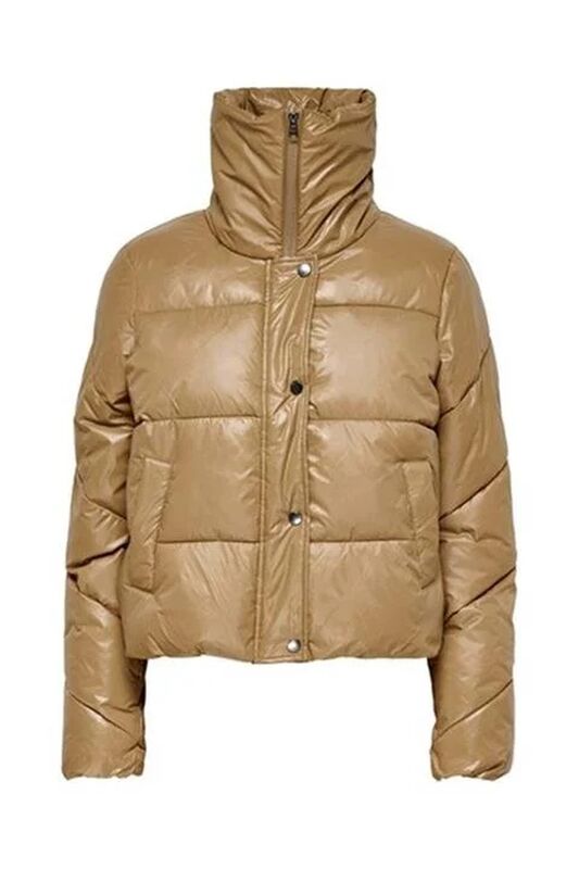 Onlanja Short Puffer Cs Otw Kadın Kahverengi Mont - 15265538