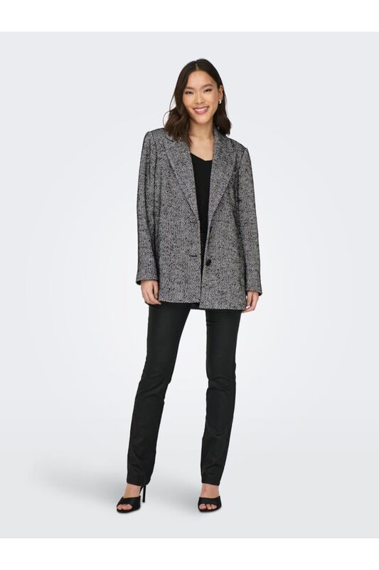 ONLCANNA WOOL BLAZER COAT OTW Erkek Siyah Mont - 15300098