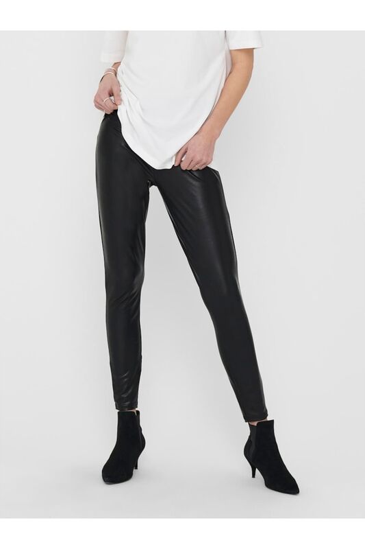 ONLCOOL COATED LEGGING NOOS JRS Kadın Siyah Tayt - 15187844