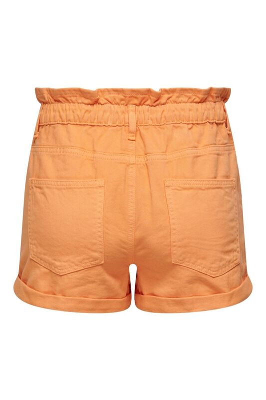 ONLCUBA PAPERBAG COLOR SHORTS PNT Kadın Turuncu Şort - 15230253