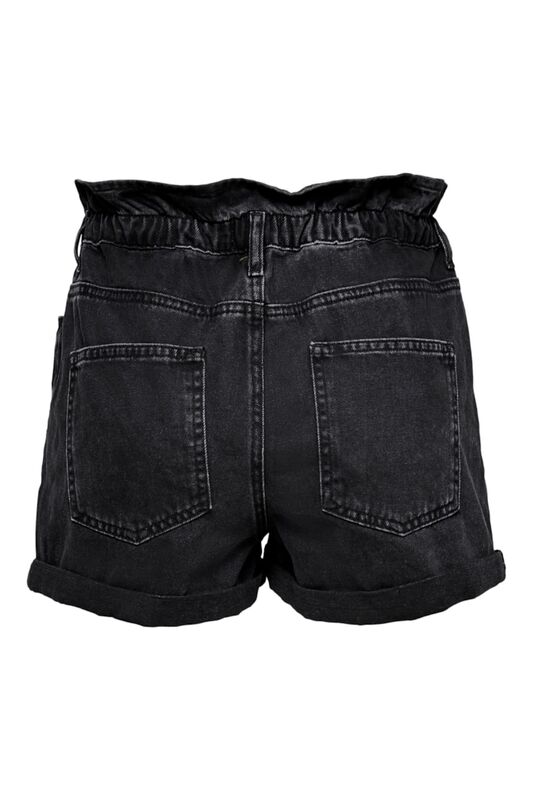 ONLCUBA PAPERBAG DNM SHORTS NOOS Kadın Siyah Şort - 15200196