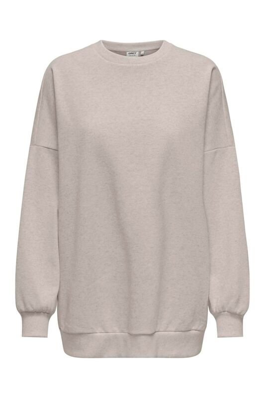 ONLDAZE L/S OVERSIZE O-NECK SWT Kadın Bej Sweatshirt - 15335172