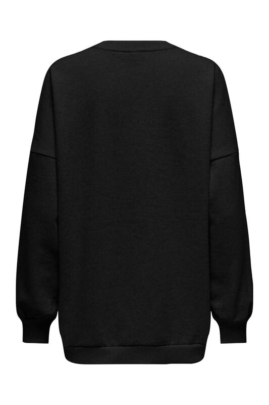 ONLDAZE L/S OVERSIZE O-NECK SWT Kadın Siyah Sweatshirt - 15335172